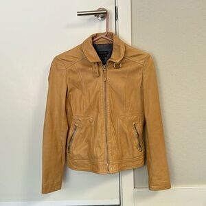 Massimo Dutti leather jacket